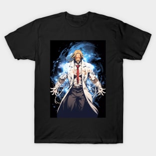 fullmetal alchemist brotherhood-hohenheim action figure T-Shirt